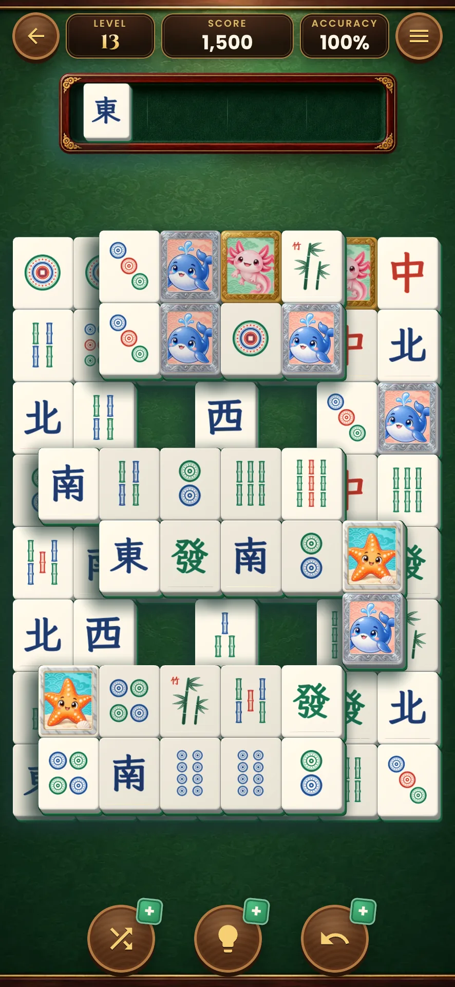 Mahjong gameplay