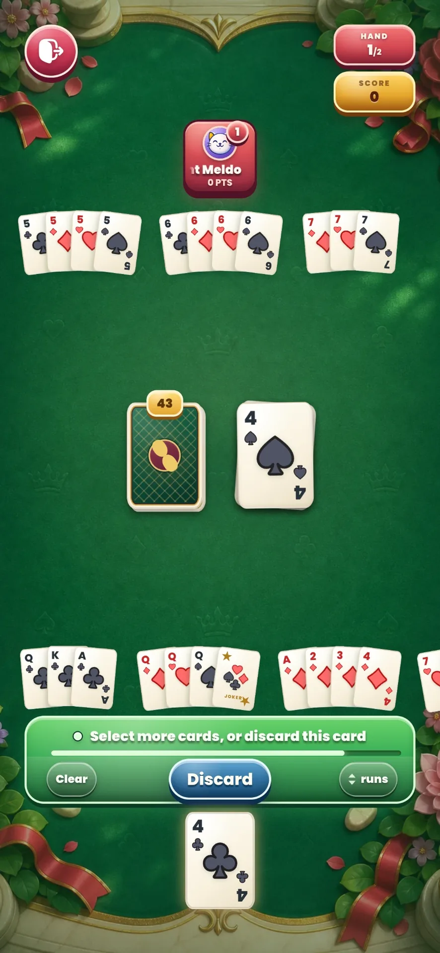 Rummy Royale gameplay